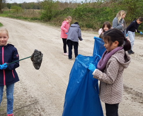 Müllsammelaktion 2019 Grundschule Pantrings Hof